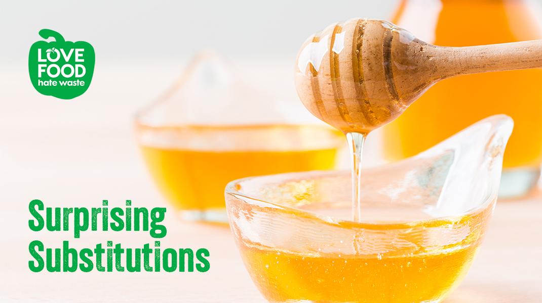 Surprising Solutions October Blog 2023 bowl of honey with a wooden honey spoon